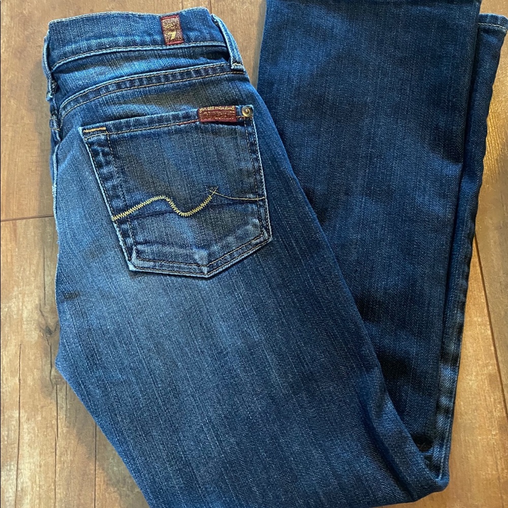 7 For All Mankind cropped Jeans Size 26
